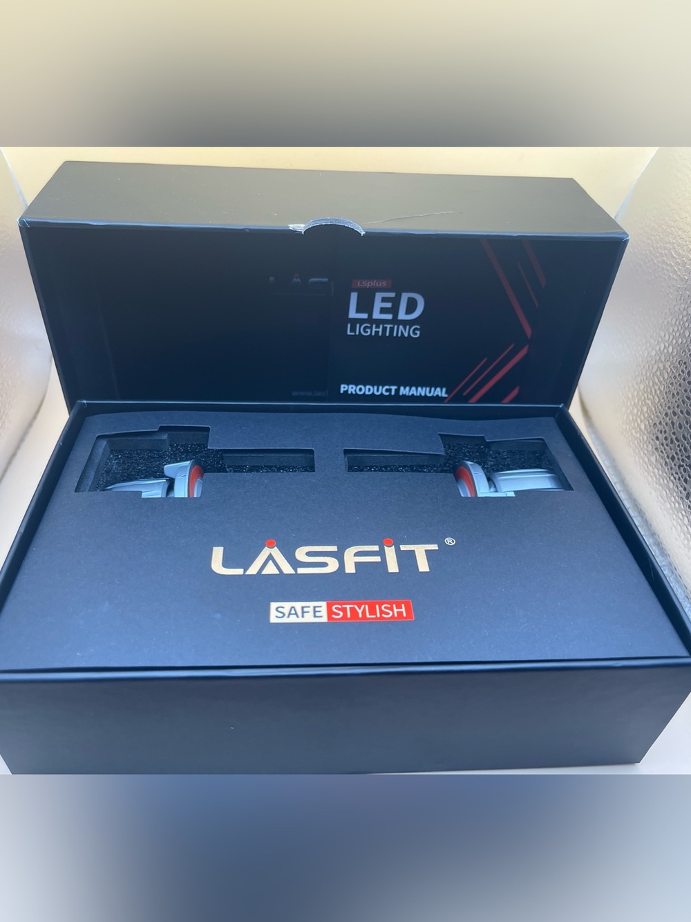 LASFIT LS Plus H13 9008 LED Bulbs 6000K 2pc Kit LSplusH13 Open Box